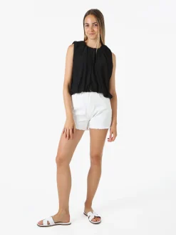 Solada Top donna a palloncino - nero