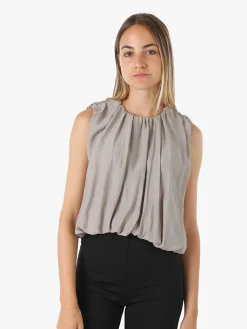 Solada Top donna a palloncino - fango
