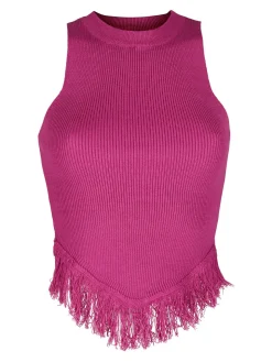 Solada Top donna con frange