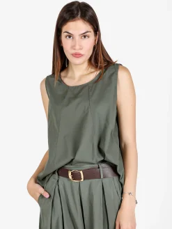 Solada Top donna oversize in cotone