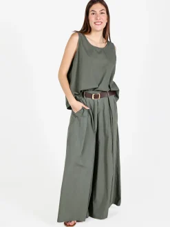 Solada Top donna oversize in cotone