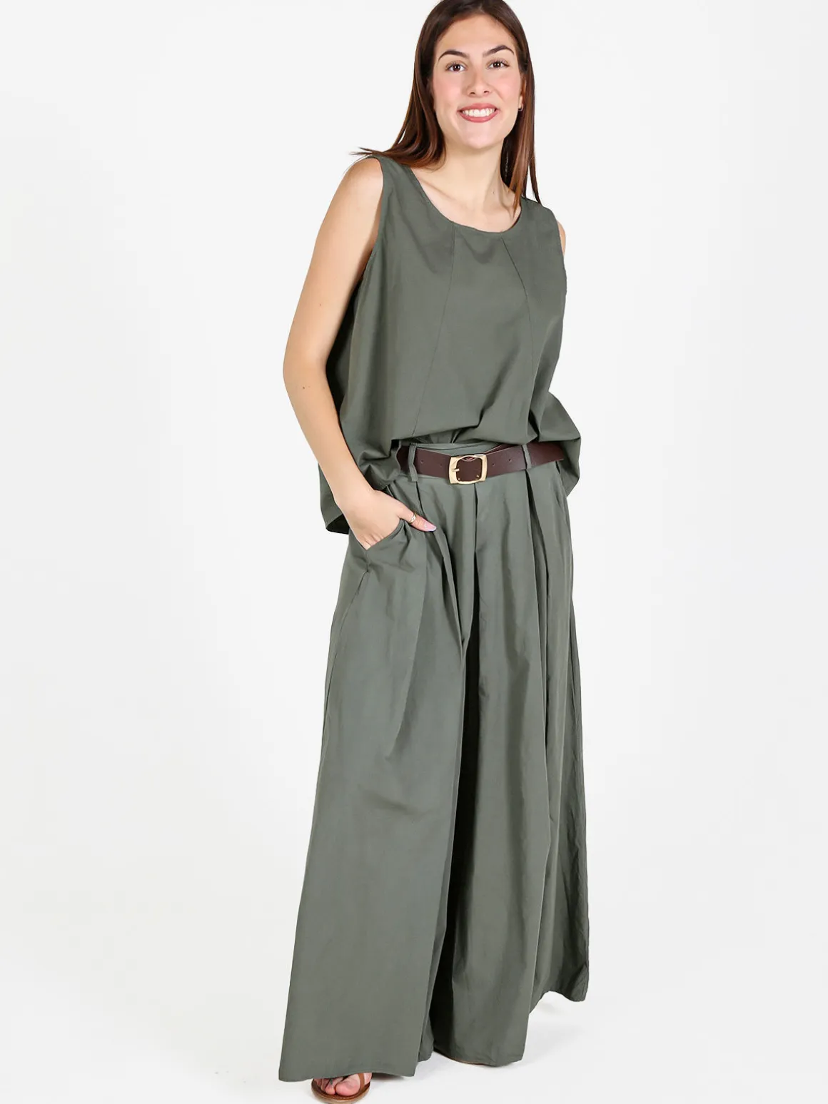 Solada Top donna oversize in cotone