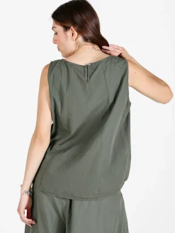 Solada Top donna oversize in cotone
