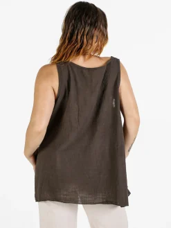 Solada Top donna oversize in cotone