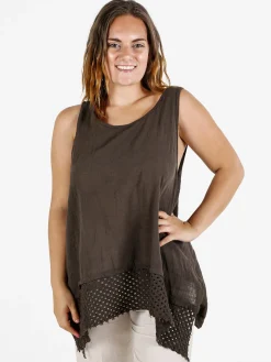 Solada Top donna oversize in cotone