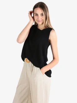 Solada Top donna smanicato
