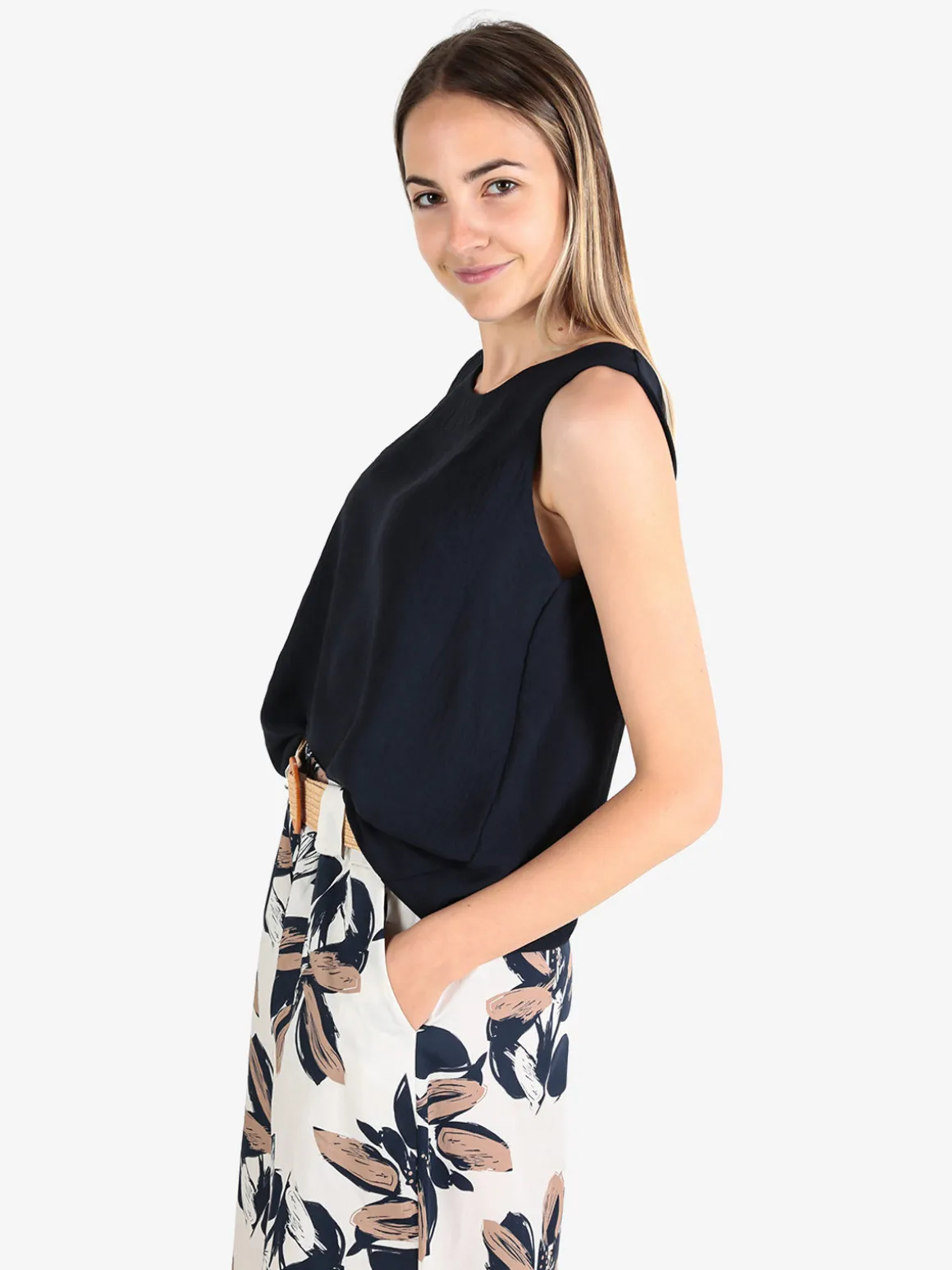 Solada Top donna smanicato