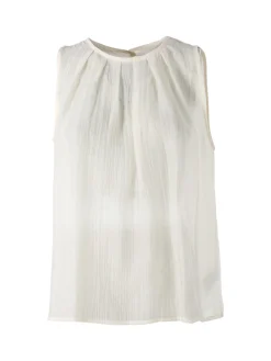 Solada Top donna smanicato - bianco