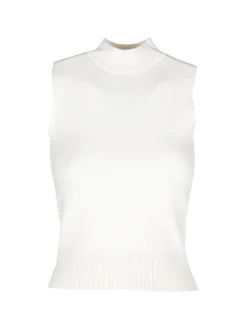 Solada Top donna smanicato in maglia