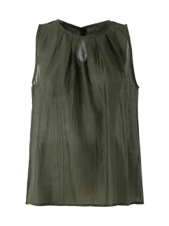 Solada Top donna smanicato - militare