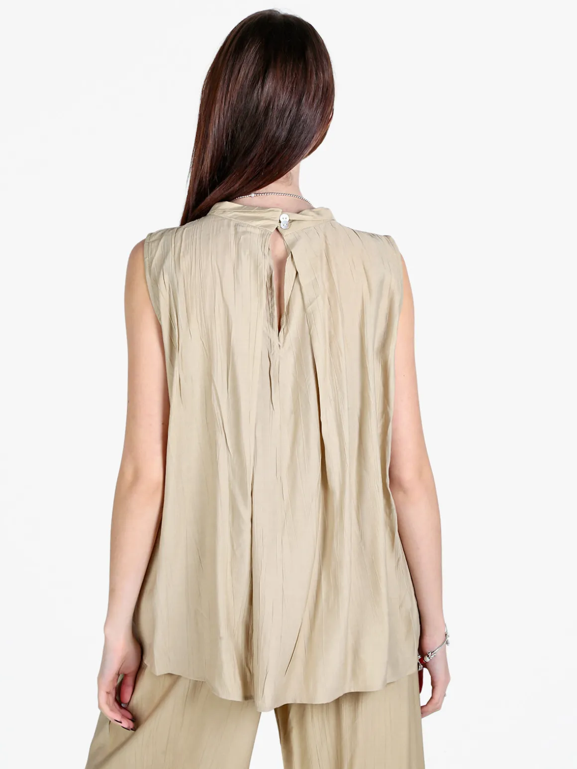 Solada Top donna smanicato oversize