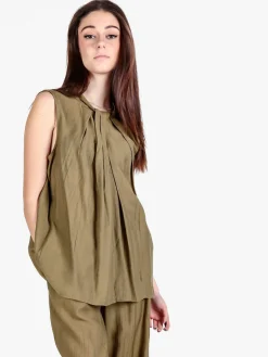 Solada Top donna smanicato oversize