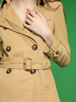 Solada Trench corto da donna a doppiopetto