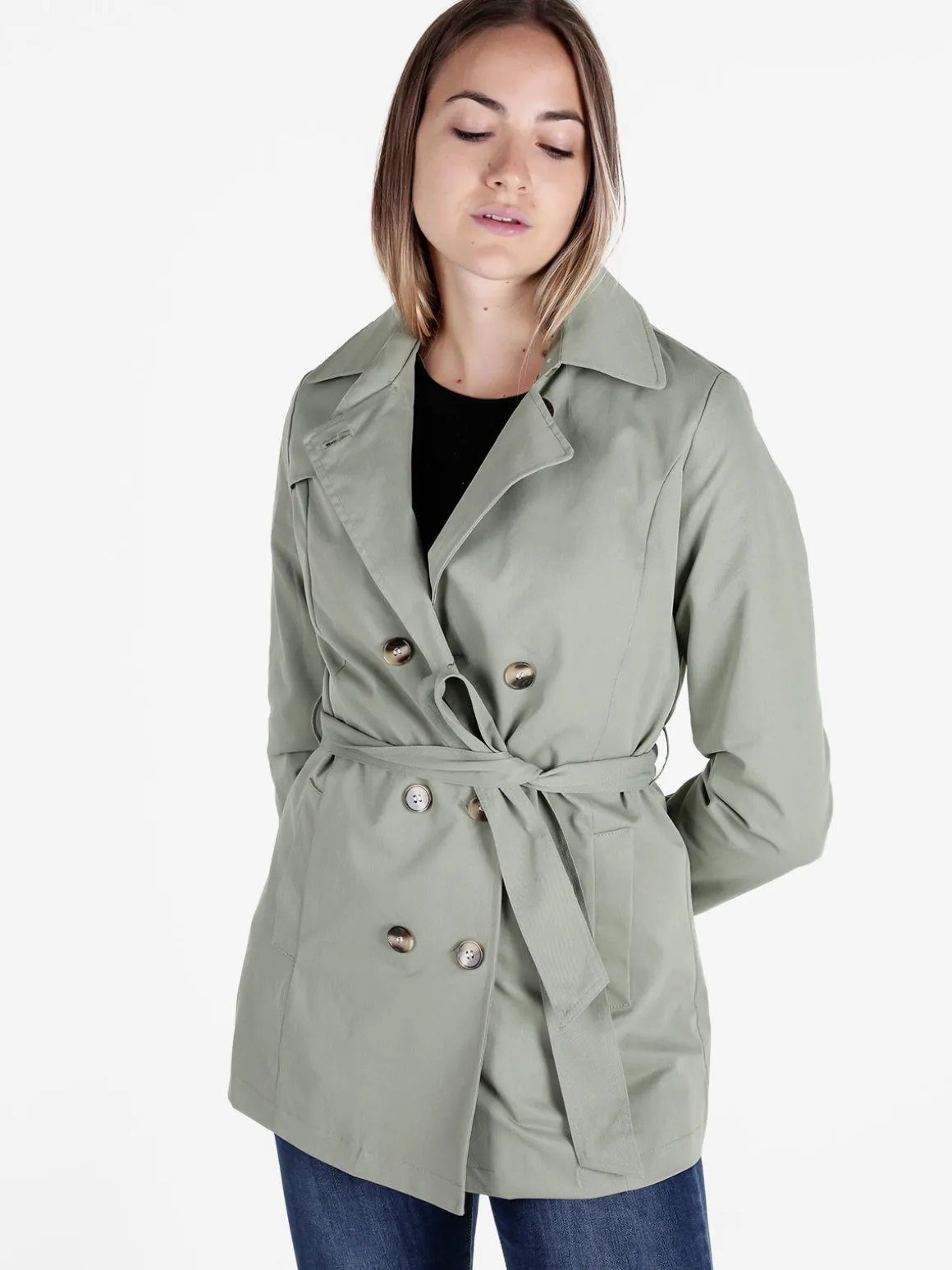 Solada Trench donna con bottoni a doppiopetto