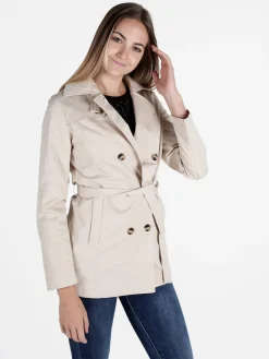 Solada Trench donna con bottoni a doppiopetto