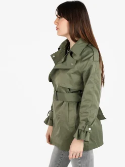 Solada Trench donna con chiusura a doppiopetto e cintura