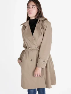 Solada Trench doppiopetto da donna con cintura