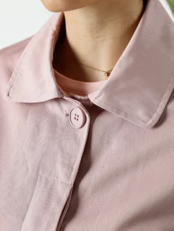 Solada Trench impermeabile da donna con bottoni - rosa