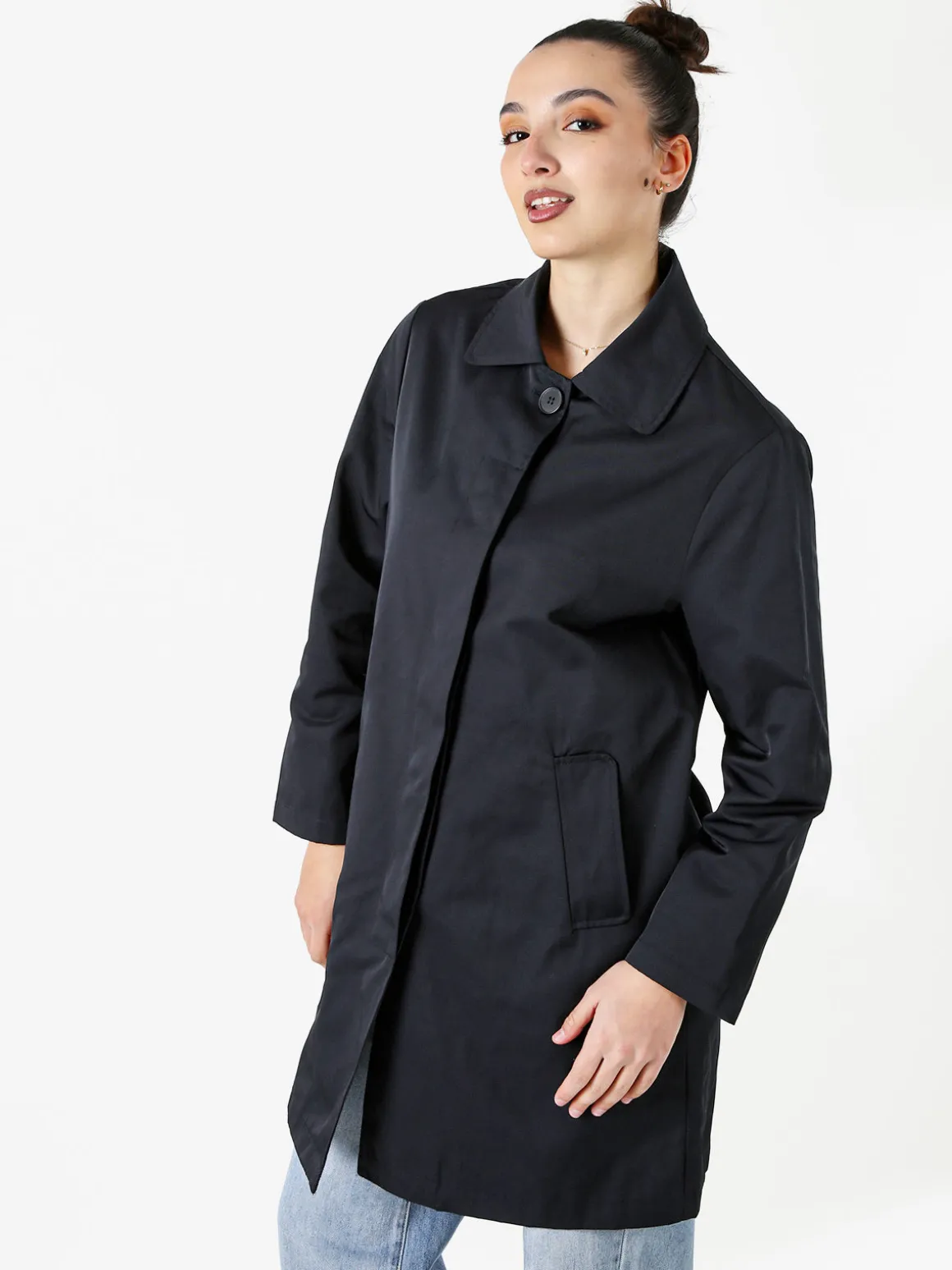 Solada Trench impermeabile da donna con bottoni - beige