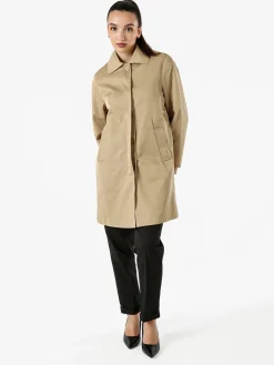Solada Trench impermeabile da donna con bottoni - khaki