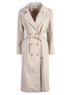 Solada Trench lungo da donna a doppiopetto - beige