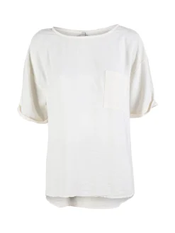 Solada T-shirt da donna oversize con taschino