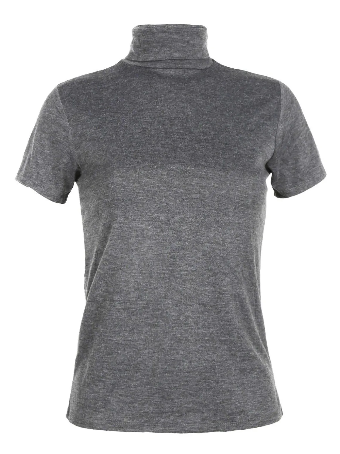 Solada T-shirt dolcevita da donna in tinta unita