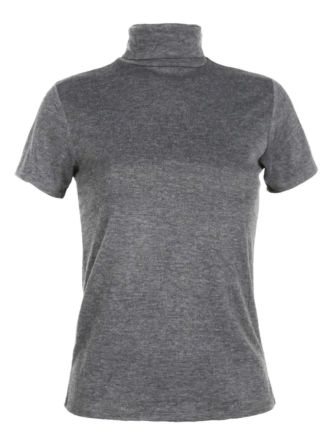 Solada T-shirt dolcevita da donna in tinta unita