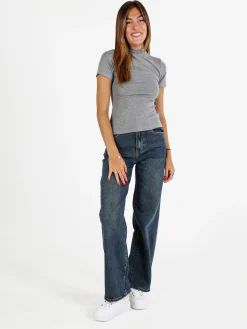 Solada T-shirt donna a lupetto - grigio