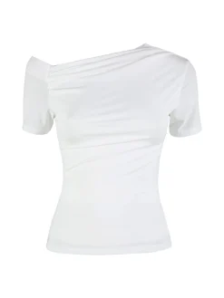 Solada T-shirt donna con scollo drappeggiato