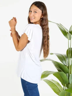 Solada T-shirt donna con scollo annodato