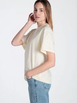 Solada T-shirt donna con strass