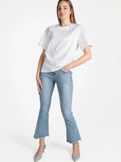 Solada T-shirt donna con strass