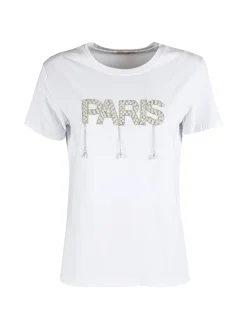 Solada T-shirt donna gioiello in cotone