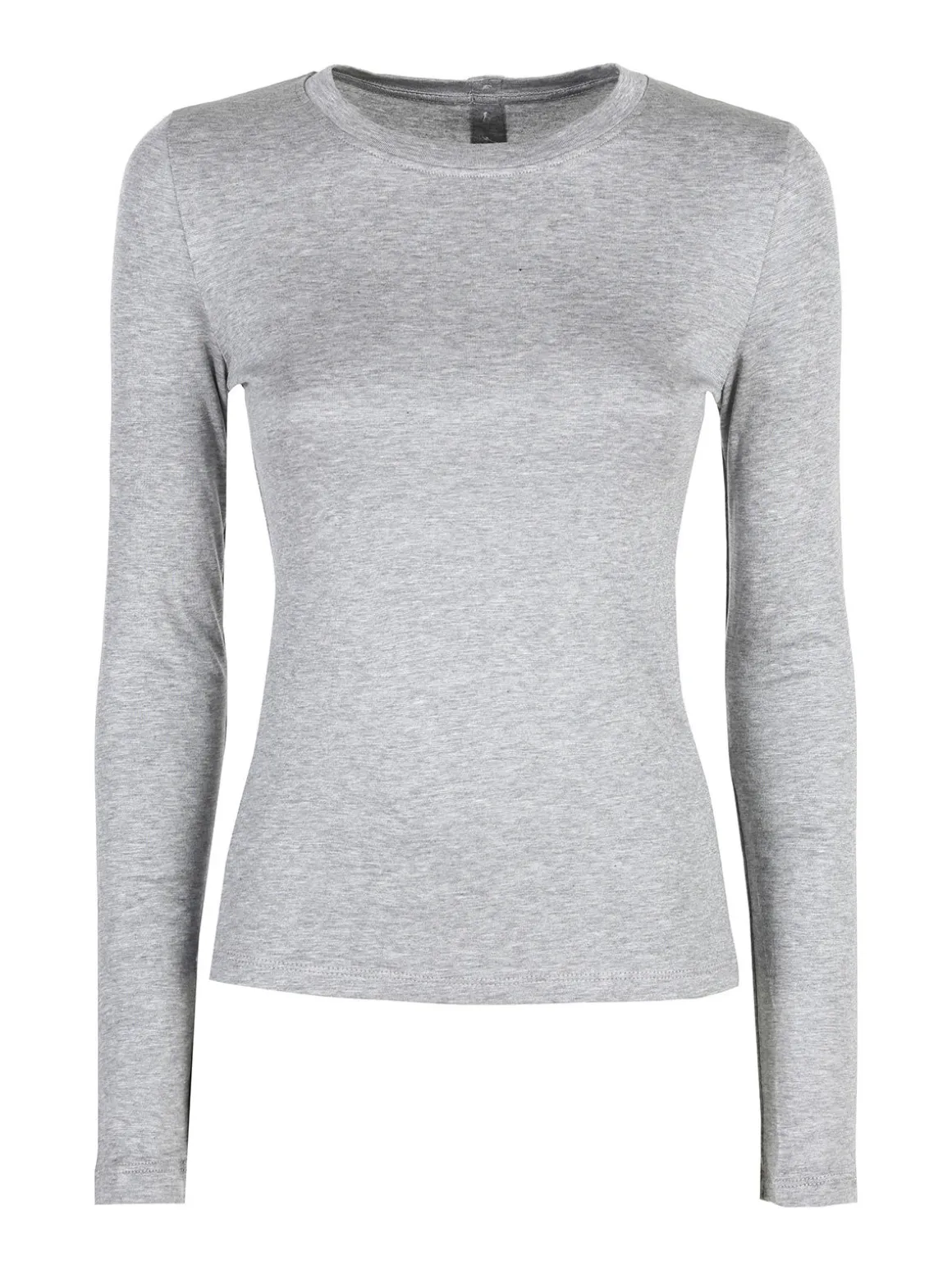 Solada T-shirt donna girocollo a maniche lunghe - grigio