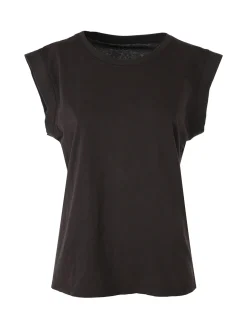Solada T-shirt donna in cotone senza maniche - moro