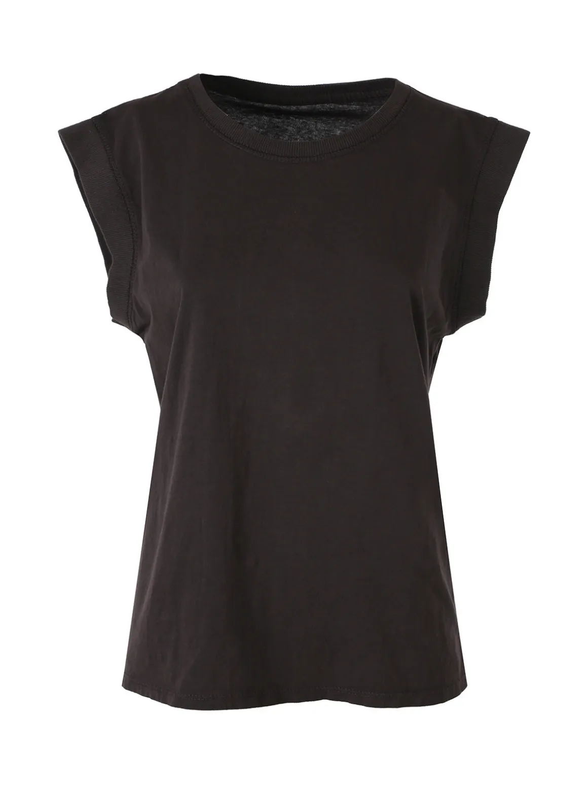 Solada T-shirt donna in cotone senza maniche - moro