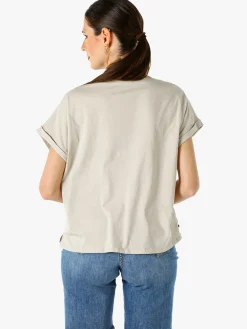 Solada T-shirt donna in cotone senza maniche - bianco
