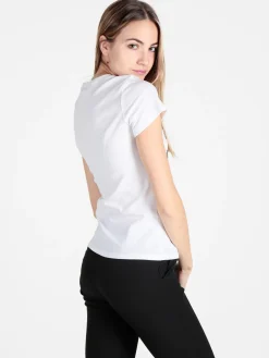 Solada T-shirt donna in cotone con dettagli animalier