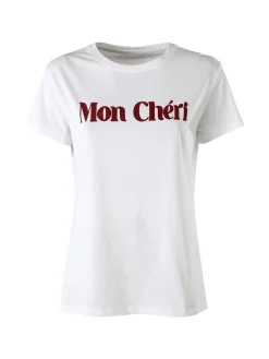 Solada T-shirt donna in cotone con stampa - bianco