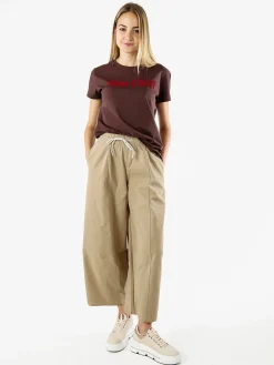 Solada T-shirt donna in cotone con stampa - moro