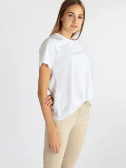 Solada T-shirt donna in cotone monocolore