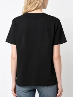 Solada T-shirt donna oversize in cotone - nero