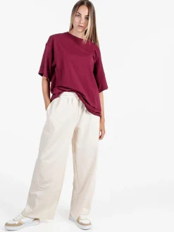 Solada T-shirt donna oversize tinta unita