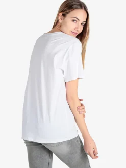 Solada T-shirt donna oversize con stampa fiori