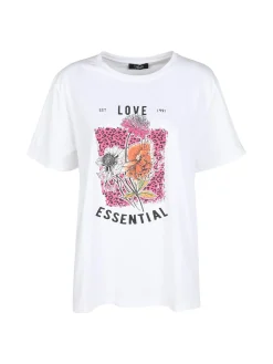 Solada T-shirt donna oversize con stampa orsacchiotto