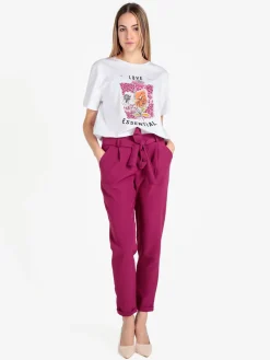 Solada T-shirt donna oversize con stampa orsacchiotto