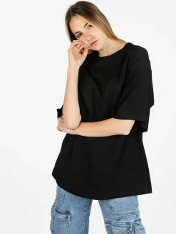 Solada T-shirt donna oversize tinta unita