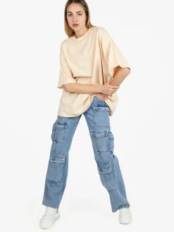 Solada T-shirt donna oversize tinta unita