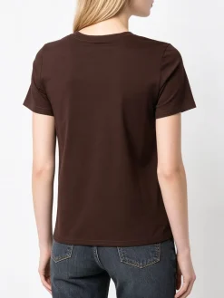 Solada T-shirt girocollo da donna - moro